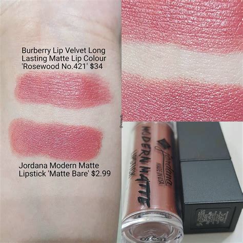 burberry rosewood lipstick dupe|lipstick dupes.